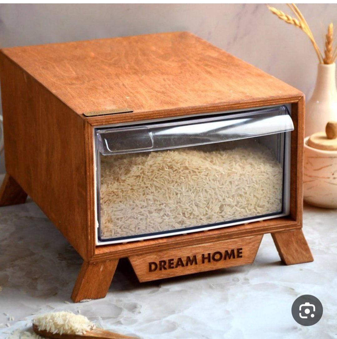 جا برنجی ۱۰ کیلویی برند dream home چوب روسی درجه یک